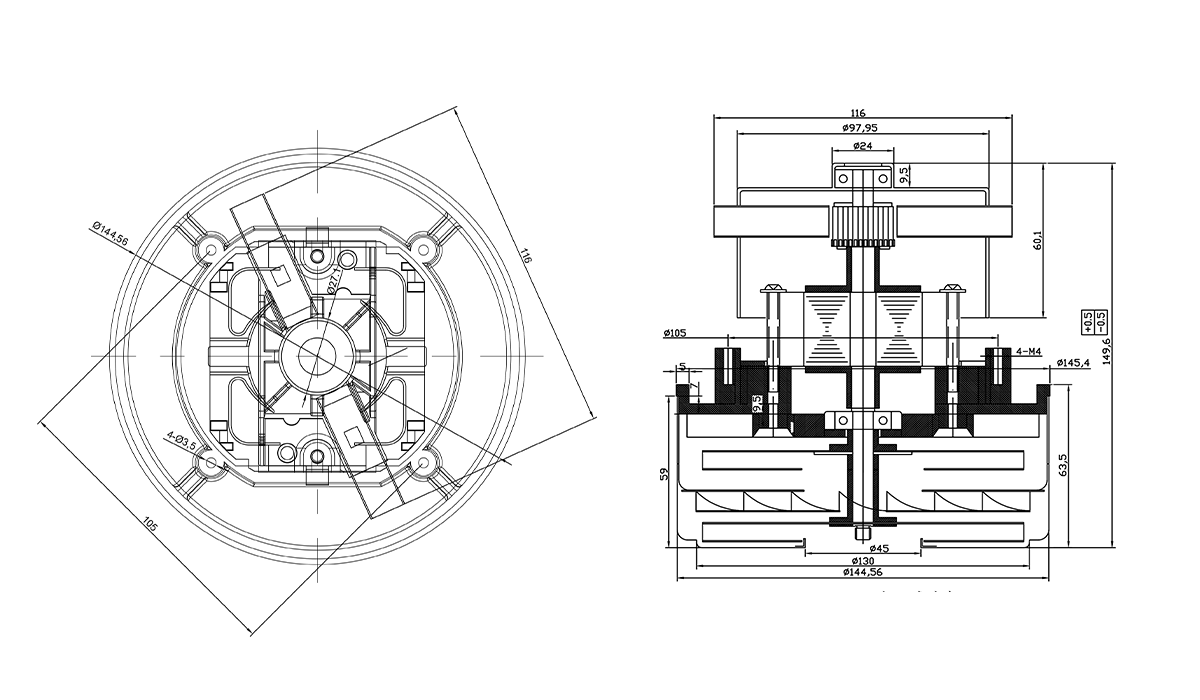 1200w 工业商用稳固吸尘器电机-888集团