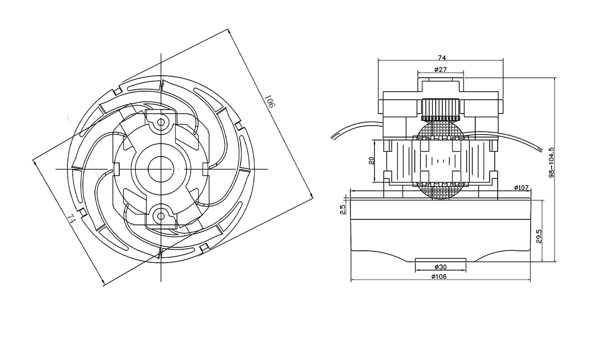 纯铜线优质定制高速电机-888集团