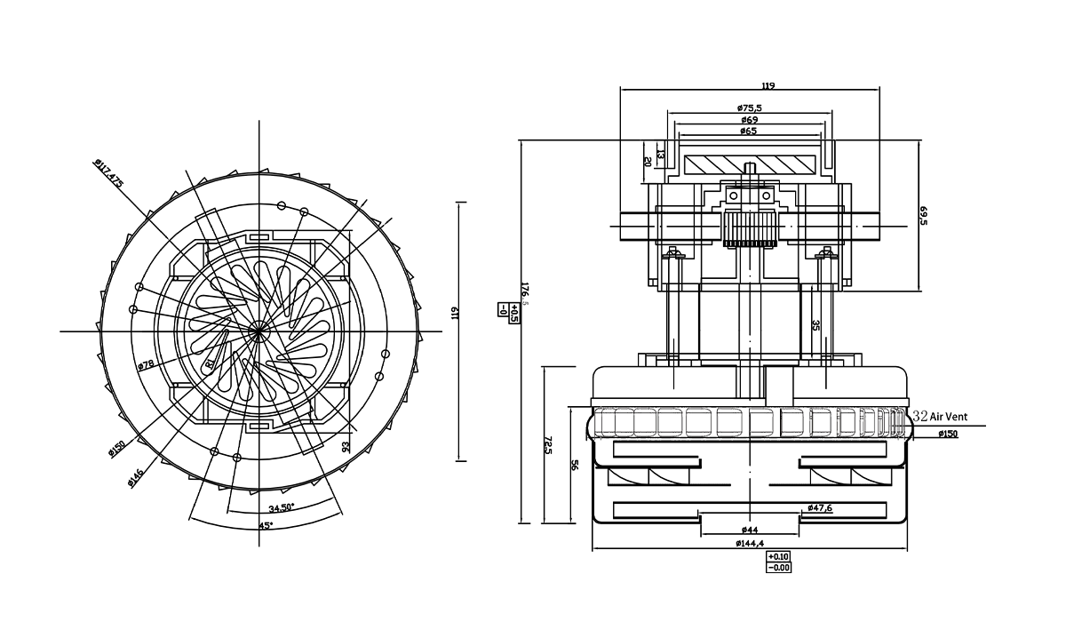 双层扇叶电机，，，，，，送料器700G吸尘器电机-888集团
