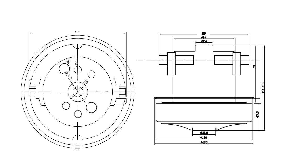 降噪耐用无尘锯电机-888集团