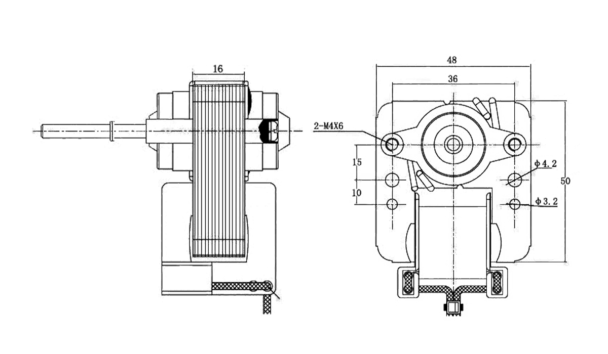 单相直流滚珠静音永磁罩极异步电念头-888集团