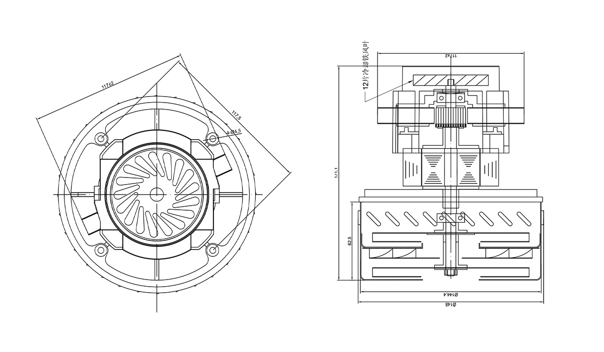 大功率干湿用强吸水电机-888集团